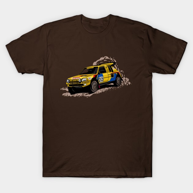 Grand Raid 205 Dakar Rally T-Shirt by pujartwork